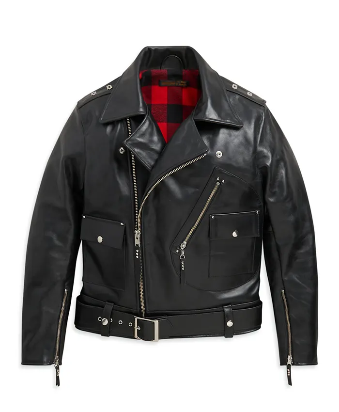 Cycle King Black Leather Jacket