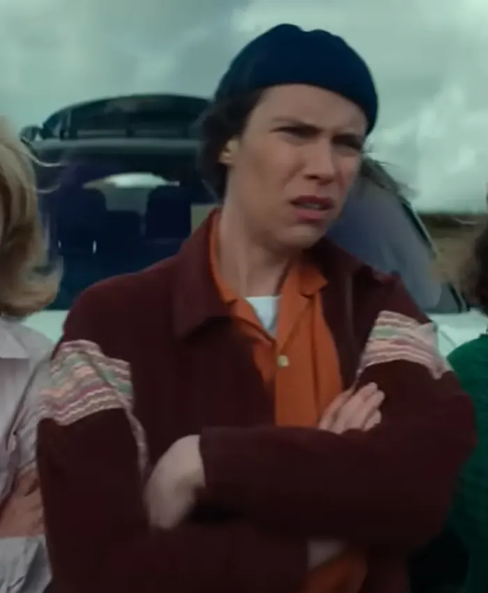 Dara How to Get to Heaven from Belfast Maroon Jacket For Sale