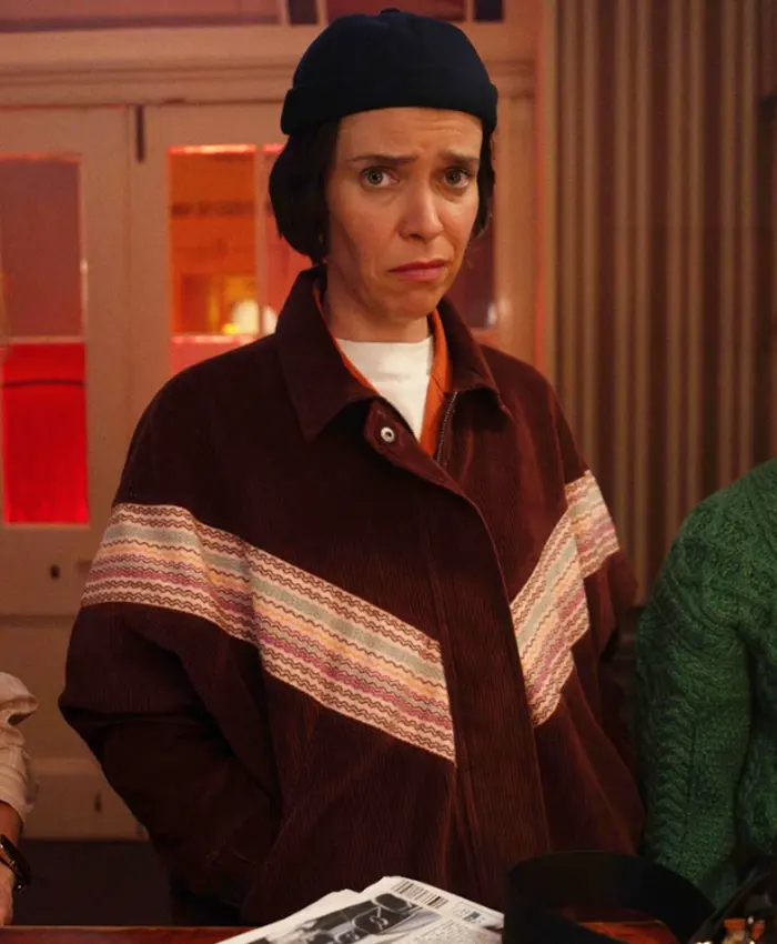 Dara How to Get to Heaven from Belfast Maroon Jacket