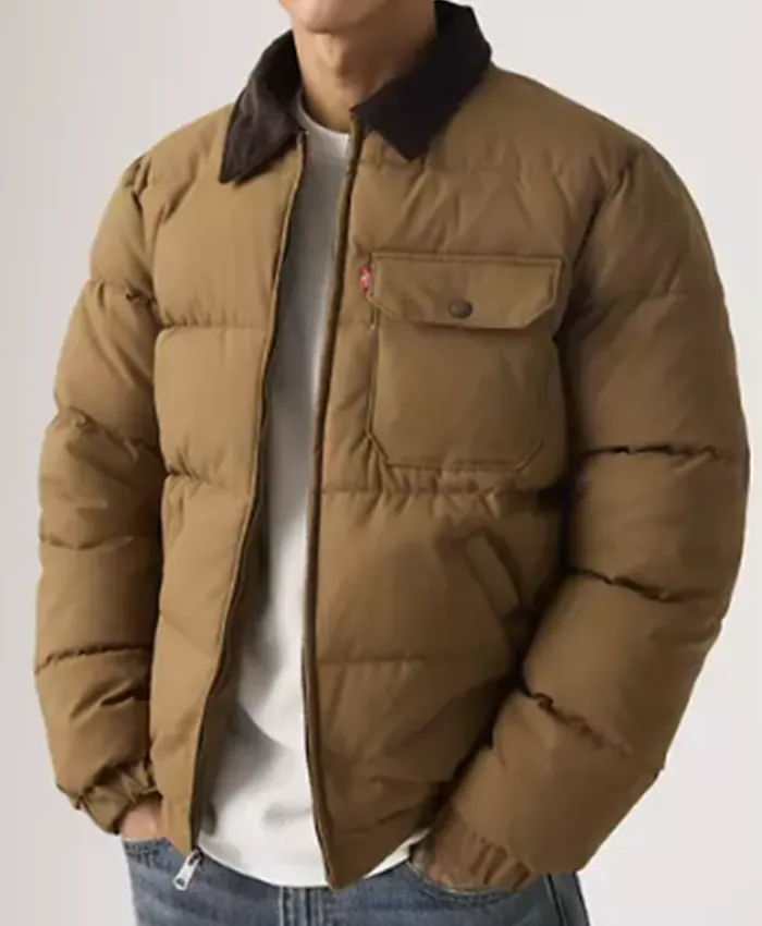 David Eigenberg Chicago Fire S14 Puffer Jacket For Sale