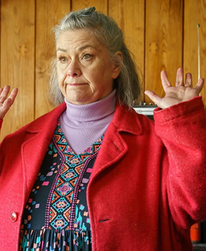 Dawn French Can You Keep a Secret S01 Red Coat For Sale