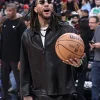Derrick Rose Retirement 2026 Black Leather Jacket