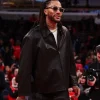 Derrick Rose Retirement 2026 Black Leather Jacket For Sale