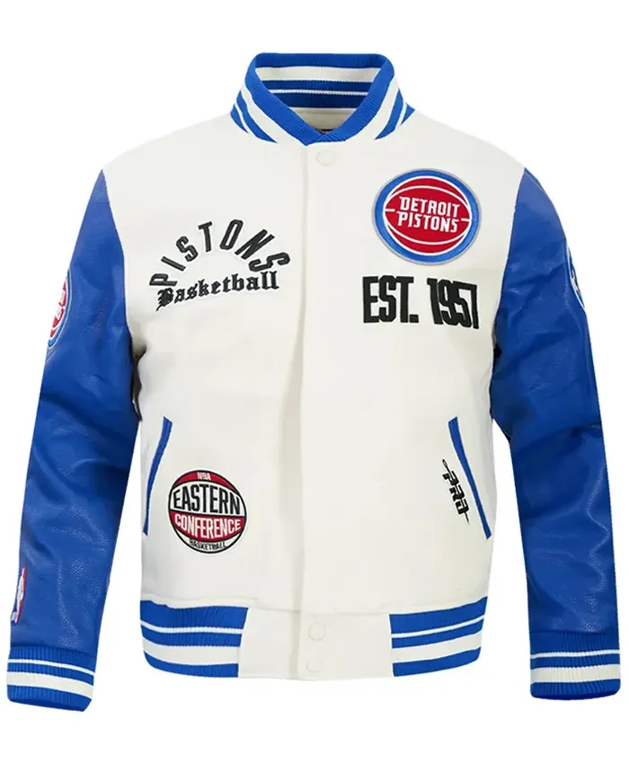 Detroit Pistons Modern Pro Varsity Jacket