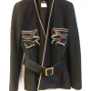 Dorinda Medley The Traitors US S04 Embellished Belted Blazer For Sale