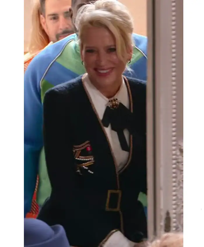 Dorinda Medley The Traitors US S04 Embellished Belted Blazer