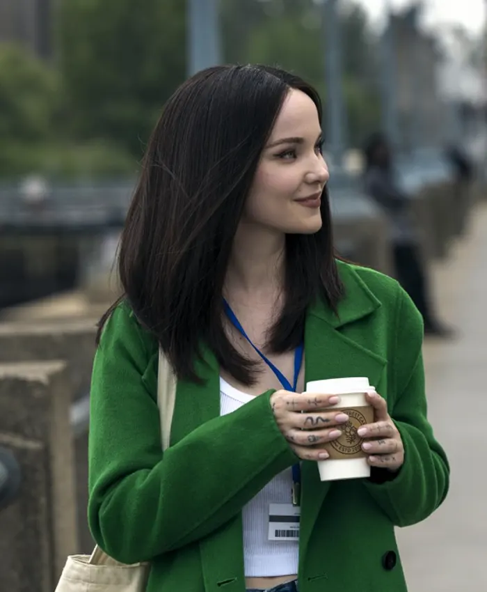 Dove Cameron 56 Days Green Coat
