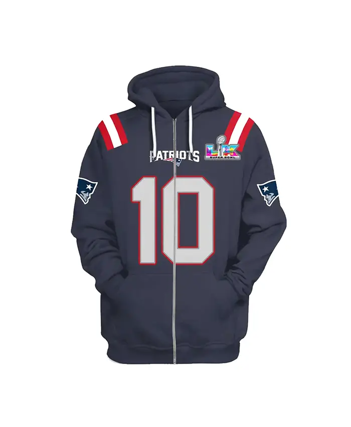 Drake Maye New England Patriots 2026 Hoodie Front