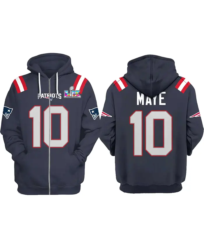 Drake Maye New England Patriots 2026 Hoodie