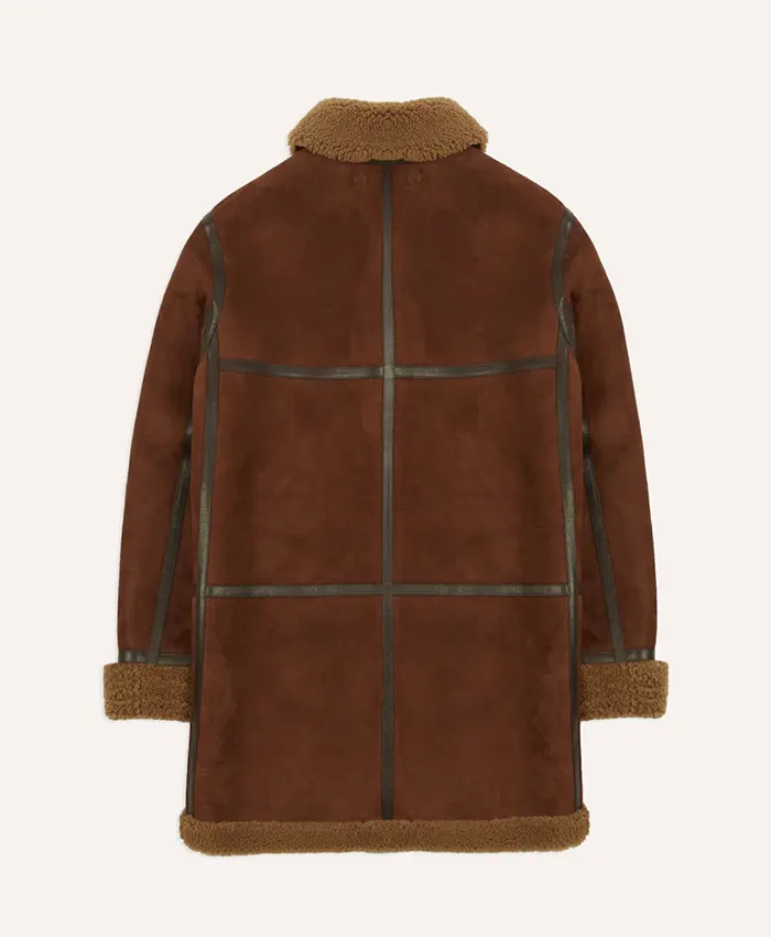Drake Shearling Car Coat For Sale