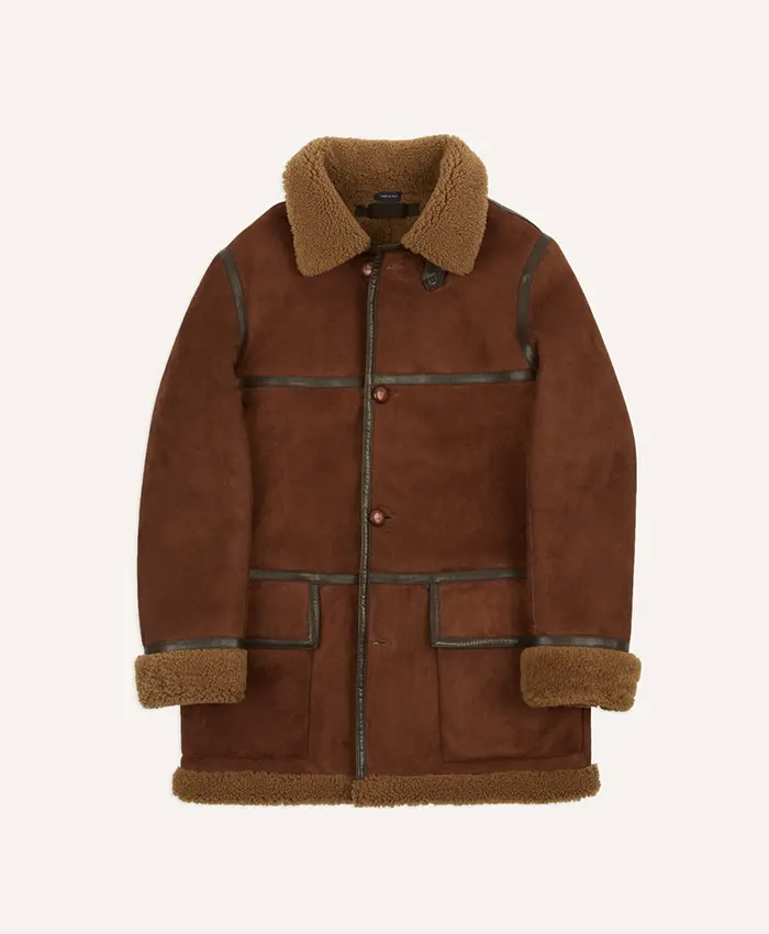 Drake Shearling Car Coat