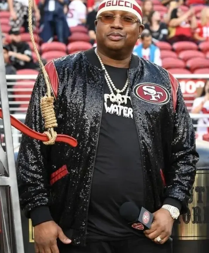 E-40 San Francisco 49ers Sequin Jacket