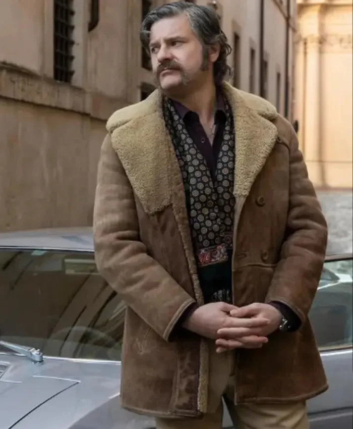 Edoardo Pesce The Big Fake Brown Coat