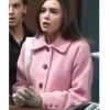 Emma Scorpio-Drake General Hospital Pink Textured Coat