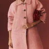 Emma Scorpio-Drake General Hospital Pink Textured Coat For Sale