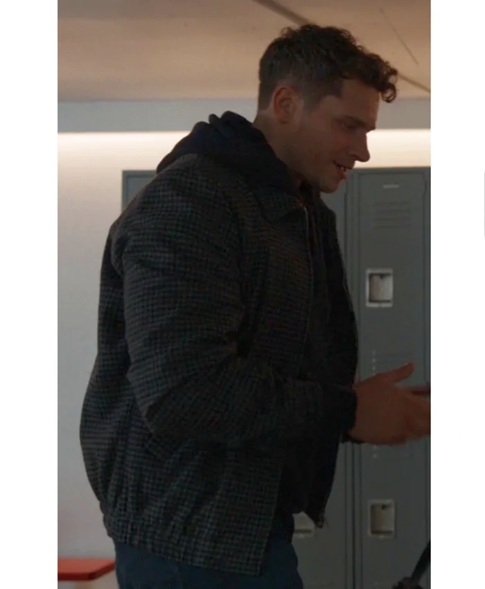 Evan Buckley 9-1-1 S09 Black Plaid Jacket