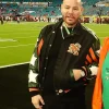 Fat Joe Miami Hurricanes Leather Jacket for Men and Women