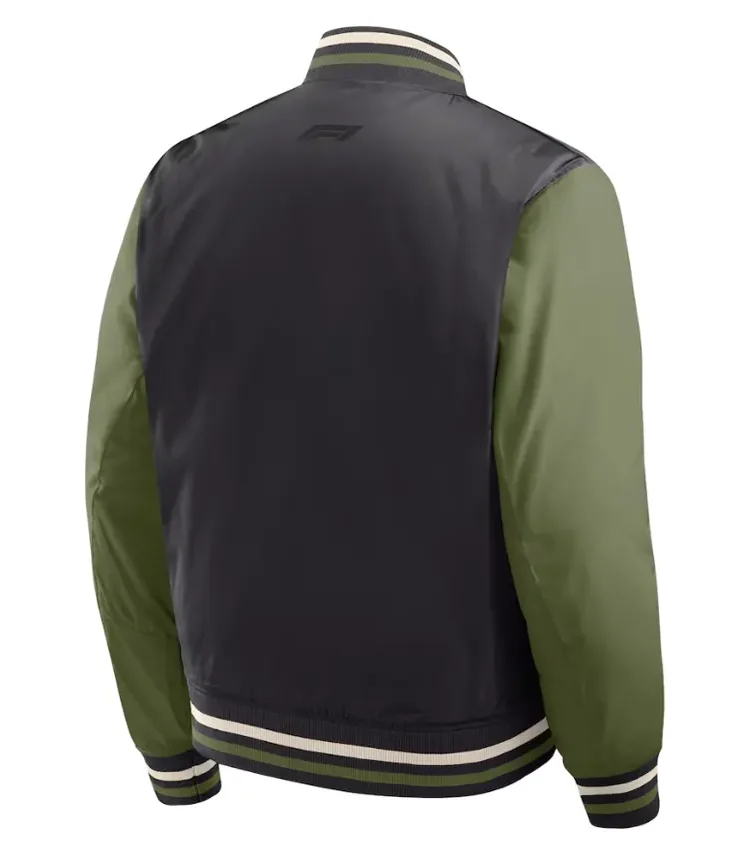 Formula 1 USA Grand Prix Camo Star Satin Jacket For Sale