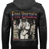 Free Venezuela Black Leather Jacket