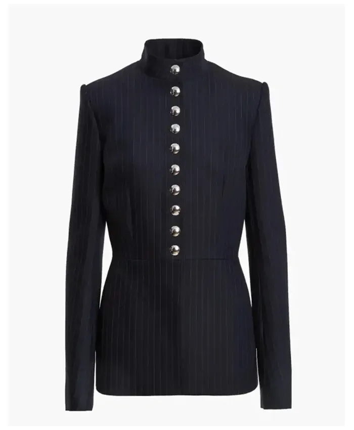 Gabrielle Bernstein Good Morning America Pinstripe Jacket For Sale