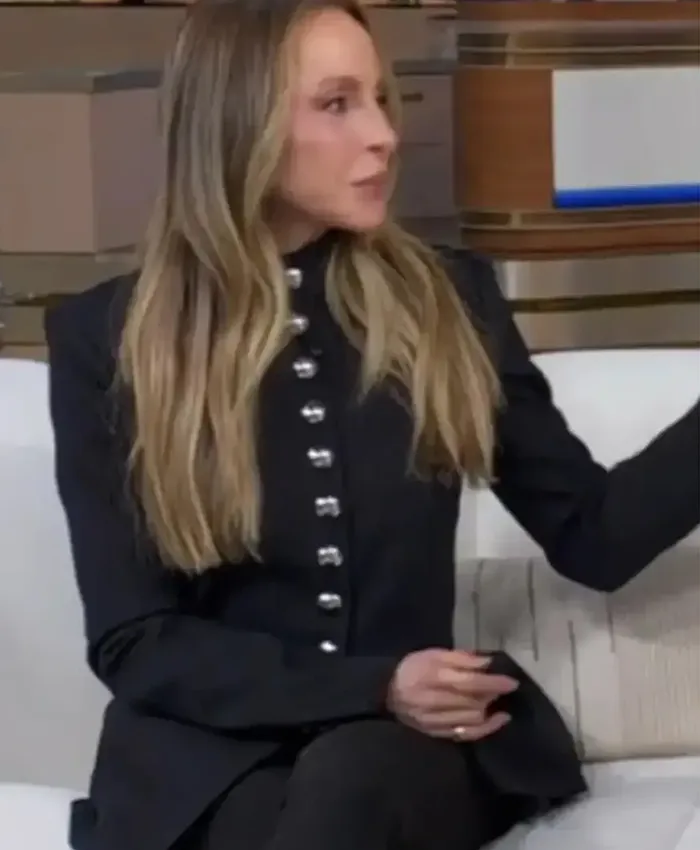 Gabrielle Bernstein Good Morning America Pinstripe Jacket