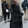 Gabrielle Union Midtown NYC 2026 Two-Tone Fur Coat For Sale