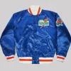 Gatorade Florida Gators Thirst Quencher Born In The Swamp Blue Satin Varsity Jacket