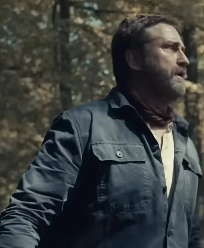 Gerard Butler Greenland 2 Migration Black Jacket For Sale