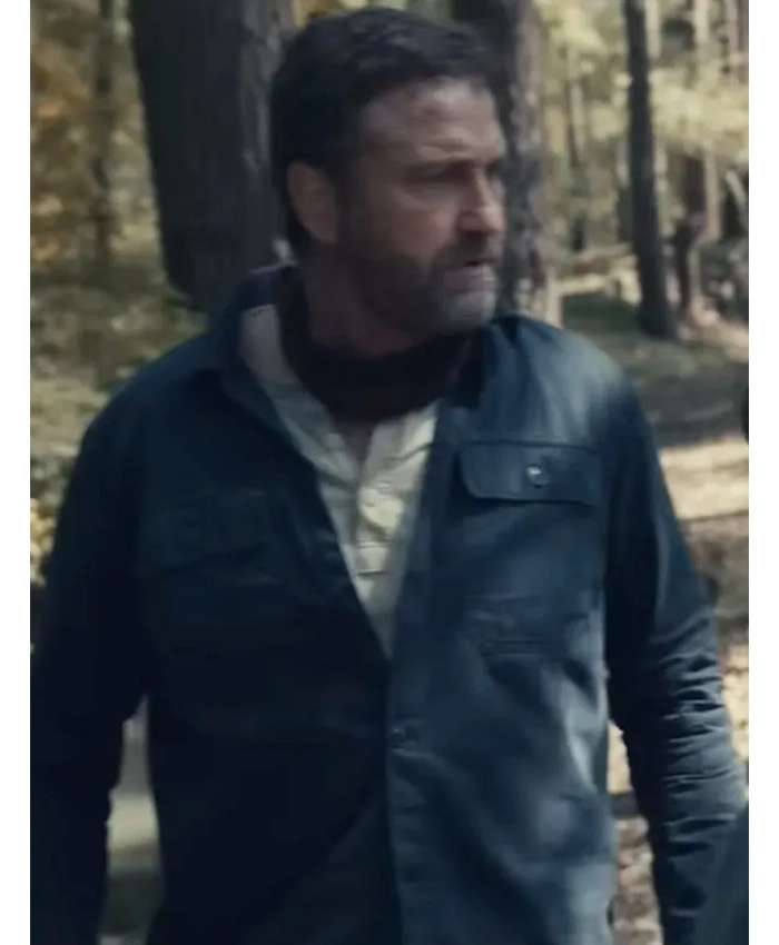 Gerard Butler Greenland 2 Migration Black Jacket