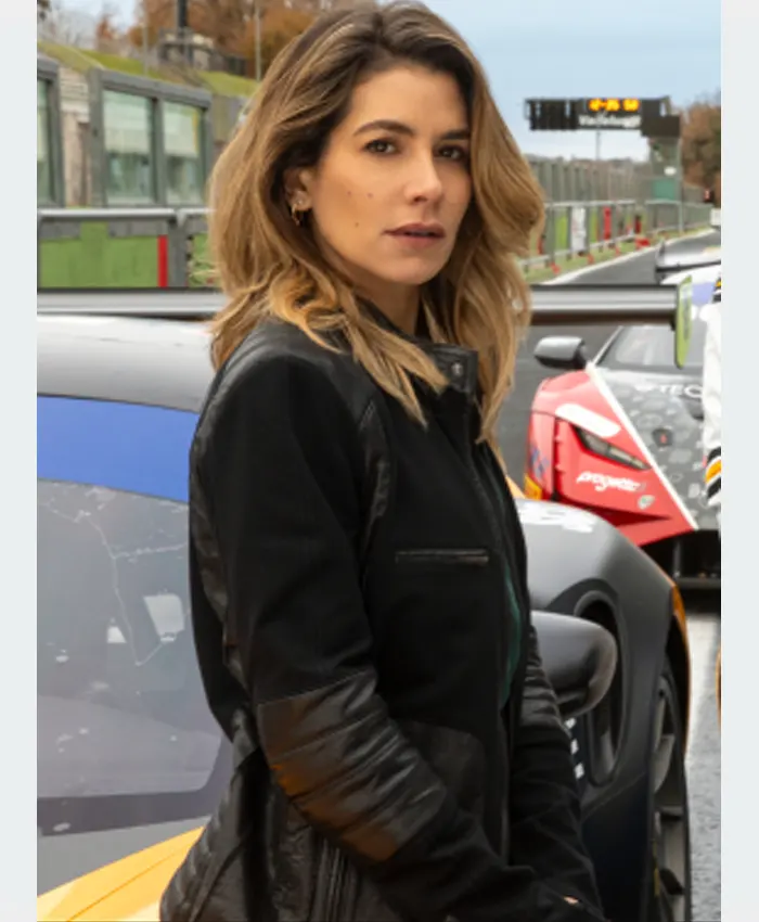 Giulia Michelini Motorvalley Black Jacket-right side