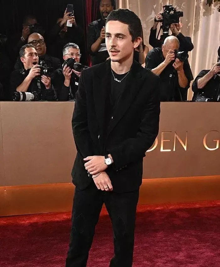 Golden Globe Awards Timothée Chalamet Blazer