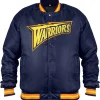 Golden State Warriors Navy Bomber Jacket