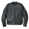 H-D Flex Layering System Captains Leather Jacket
