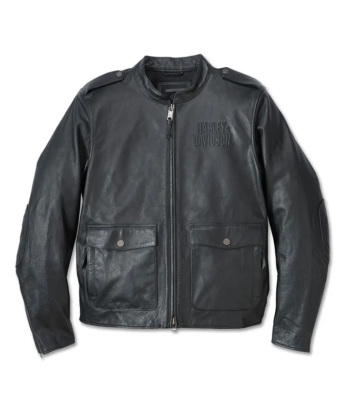 H-D Flex Layering System Captains Leather Jacket