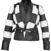 Hailee Steinfeld Sinners Black and White Checkered Jacket - Image 2