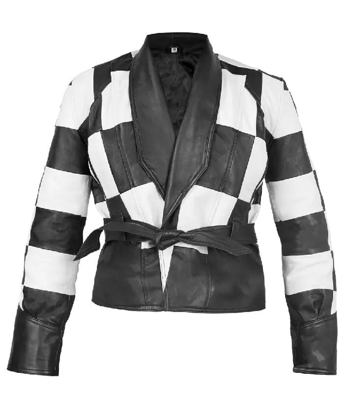 Hailee Steinfeld Sinners Black and White Checkered Jacket - Image 2