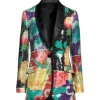 Haley Lu Richardson Ponies S01 Floral Sequin Blazer For Sale
