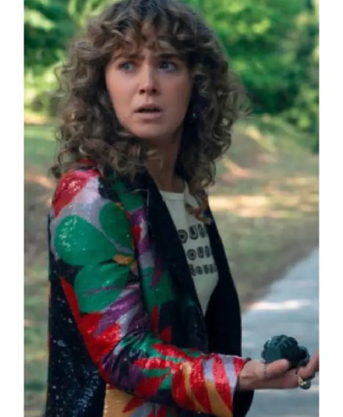 Haley Lu Richardson Ponies S01 Floral Sequin Blazer