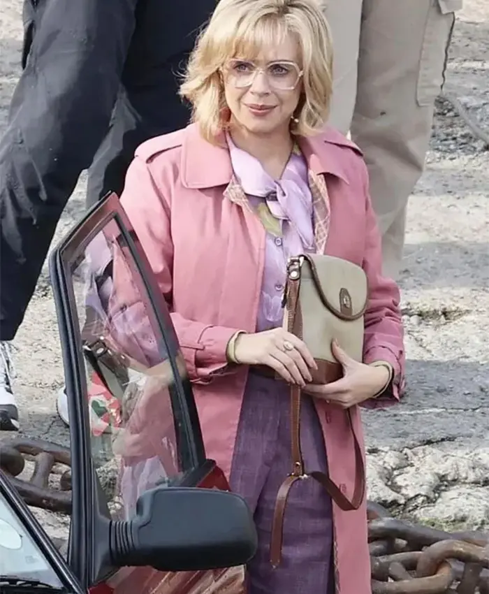 Harry Potter Bel Powley Pink Cotton Coat