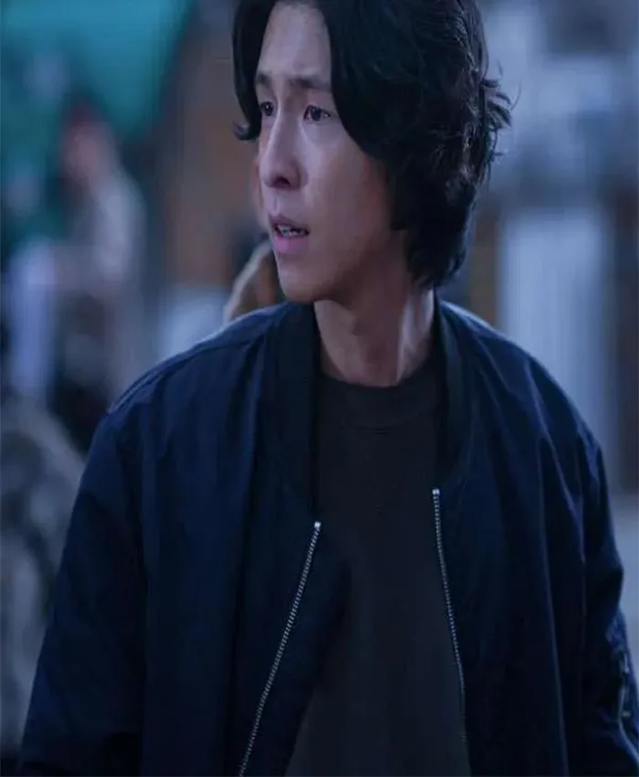 Hong Kyung Concrete Market Bomber Jacket For Sale