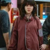 Hyper Knife Park Eun-bin Red Jacket Front