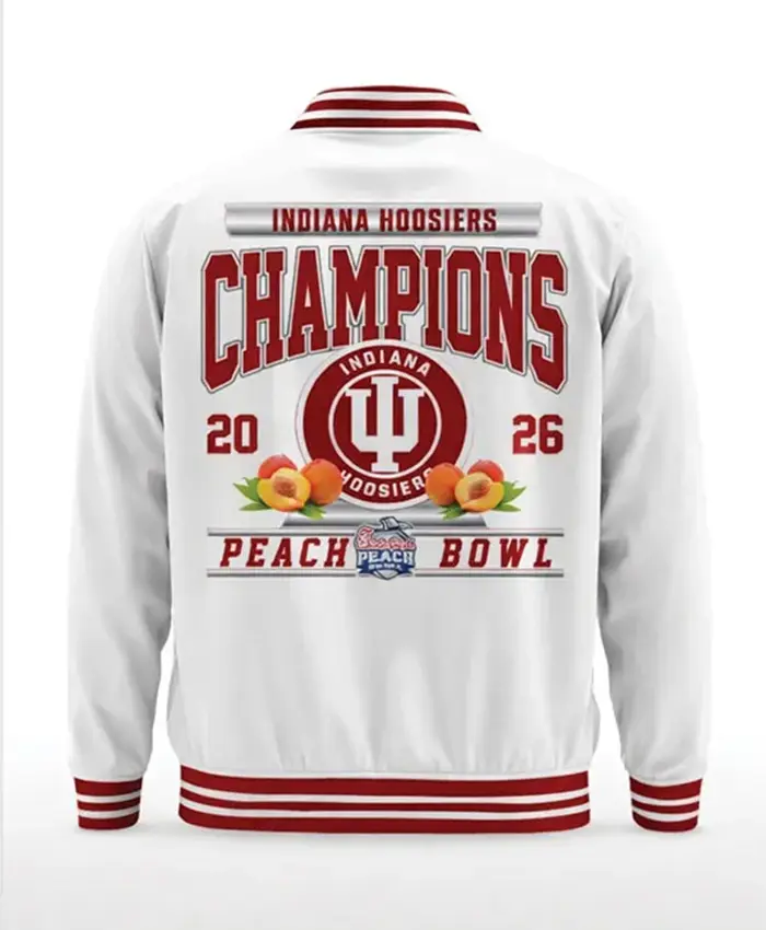Indiana Hoosiers Peach Bowl Champions 2026 Jacket For Sale
