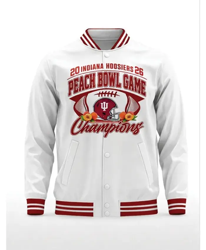 Indiana Hoosiers Peach Bowl Champions 2026 Jacket