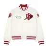 Indiana Hoosiers Rose Bowl 2026 White Varsity Jacket For Sale
