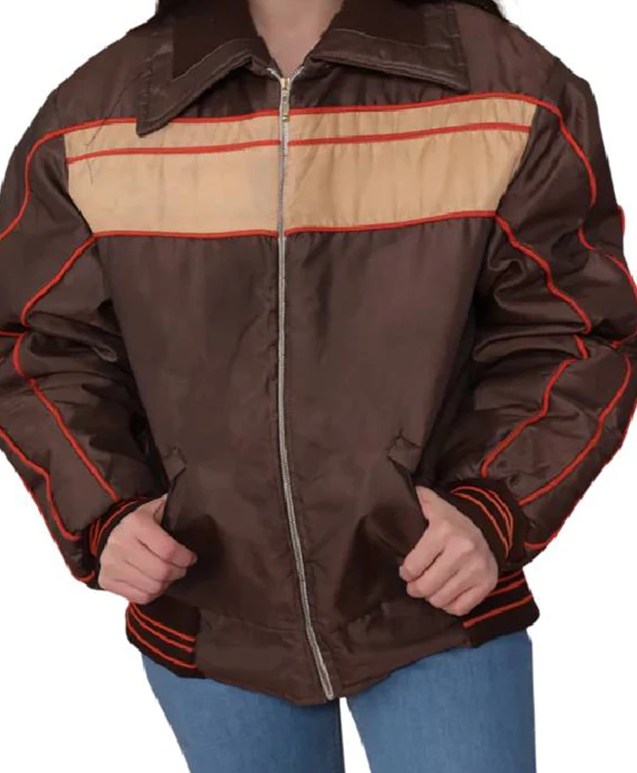Jason Canela Palm Royale S02 Brown Jacket For Sale