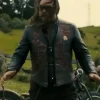 Jason Momoa The Wrecking Crew Leather Vest For Sale