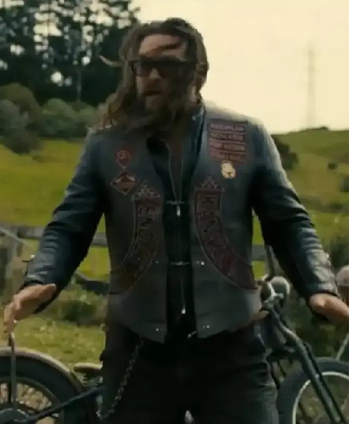Jason Momoa The Wrecking Crew Leather Vest For Sale