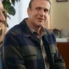 Jason Segel Shrinking S03 Checked Wool Jacket