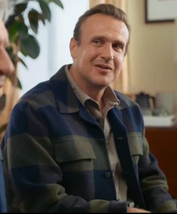 Jason Segel Shrinking S03 Checked Wool Jacket