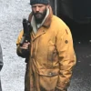 Jason Statham The Beekeeper 2 Movie Adam Clay Mustard Yellow Cotton Jacket